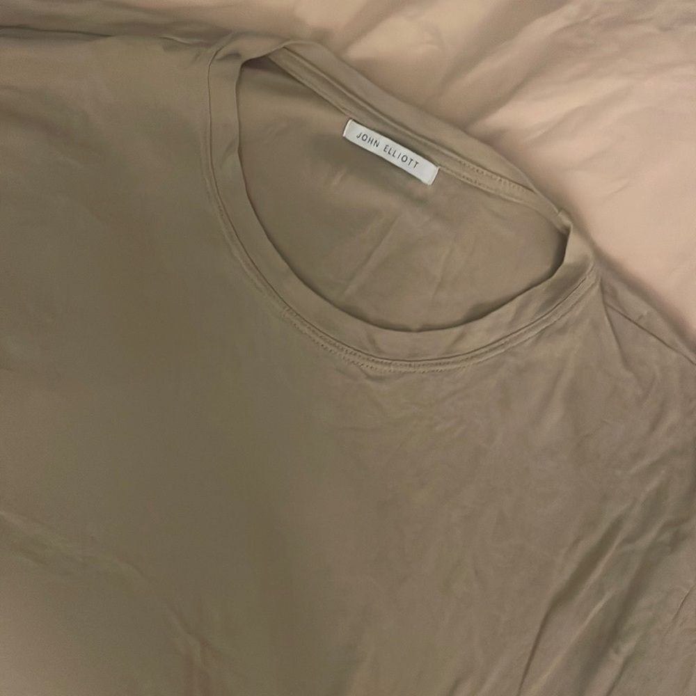 Perfect condition - John Elliott long sleeve beige shirt men’s
